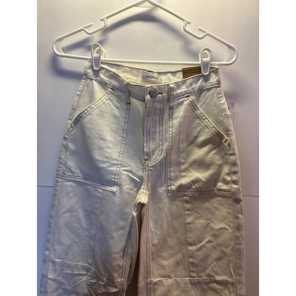 Pacsun “Baggy Cargo” NWT (size 22) white denim pants - Picture 4 of 10